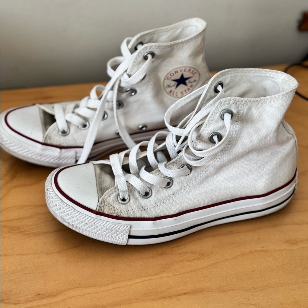 Converse Classic White High-Top Sneakers